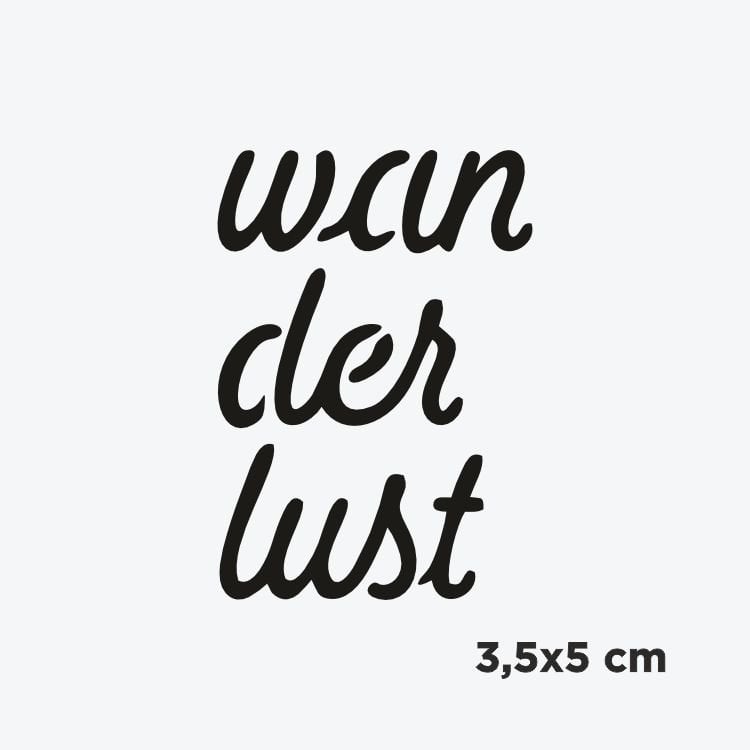 «Wan Der Lust» Gezme Tutkusu Dövme Şablonu