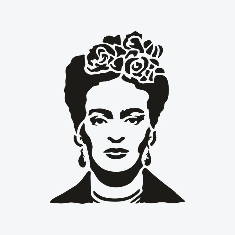 Frida Kahlo Dövme Şablonu