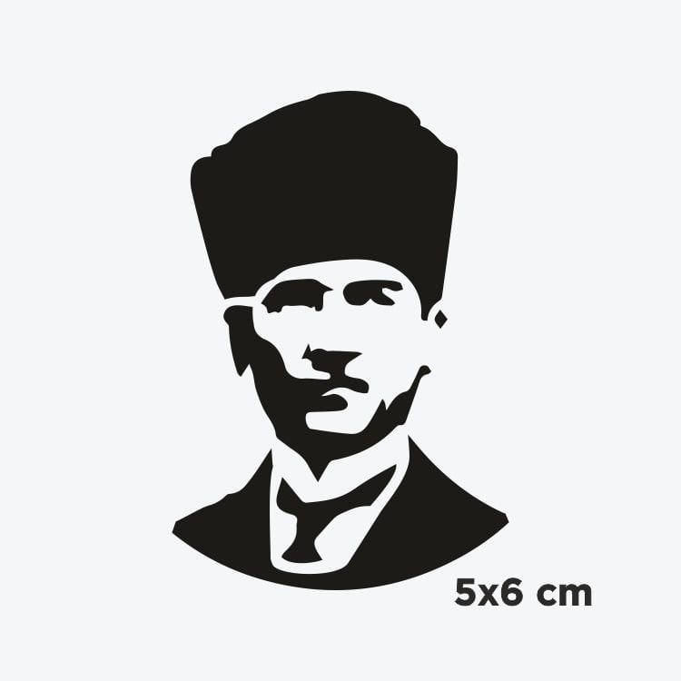 Mustafa Kemal Atatürk Portre Dövme Şablonu 2
