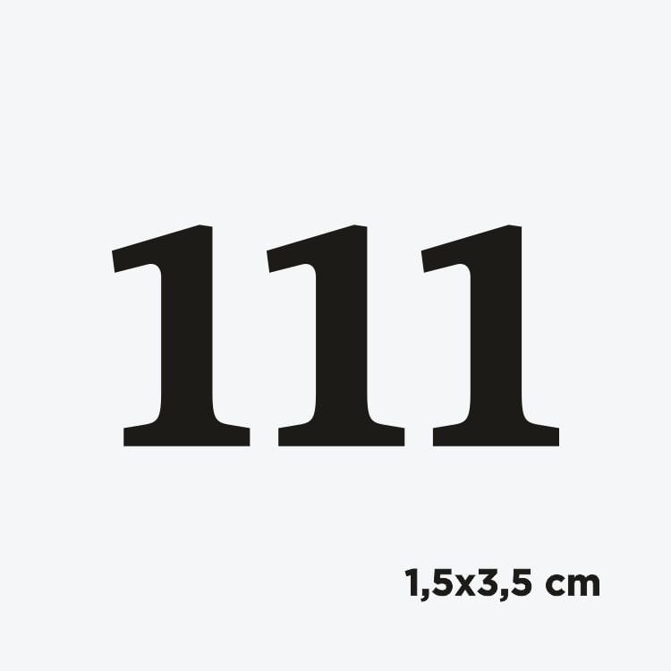 Melek Sayısı Klasik Font-111