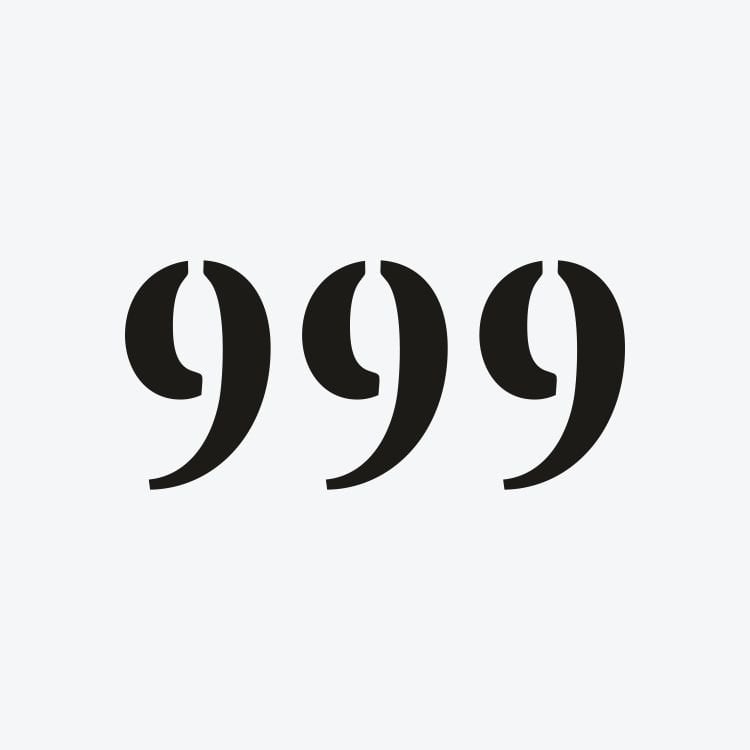 Melek Sayısı Klasik Font-999