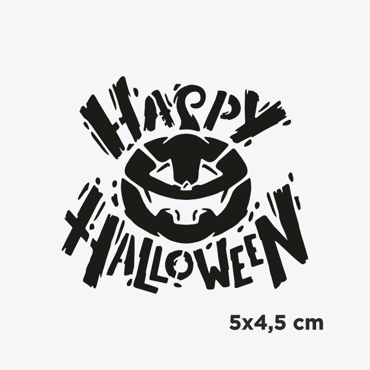 Happy Halloween Dövme Şablonu