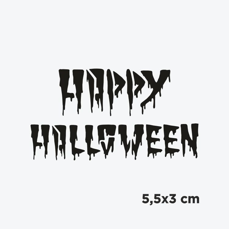 Happy Halloween Dövme Şablonu 2