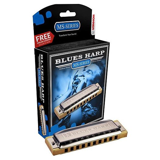 Hohner Blues Harp MS Serisi Mızıka (Re Majör)