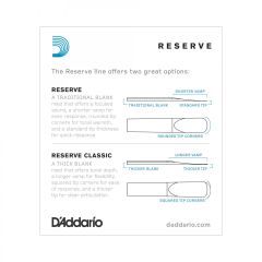 D'Addario Woodwinds Reserve DCR10355 Sib Klarnet Kamışı No:3.5+