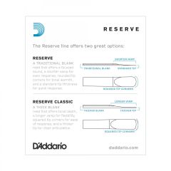 D'Addario Woodwinds Reserve DCR1025 Sib Klarnet Kamışı No:2.5