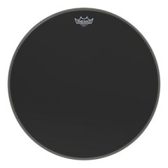 REMO ES-1022-00 22 inç AMBASSADOR® EBONY Bas Davul Derisi