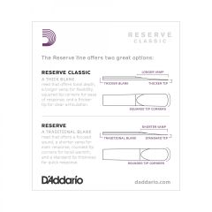 D'Addario Woodwinds Reserve Classic DCT1030 Sib Klarnet Kamışı No:3