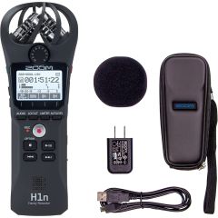 Zoom H1n Digital Handy Recorder Value Pack (Siyah)