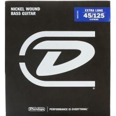 Jim Dunlop DBN45125XL Nikel XL 5 Teli Bas Gitar Teli (45-125)