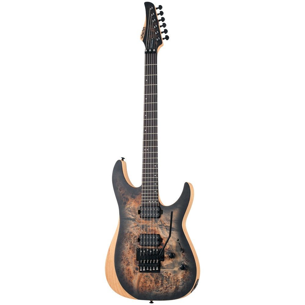 Schecter Reaper-6 FR Elektro Gitar (Satin Charcoal Burst)