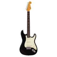 SX Stratocaster Elektro Gitar (Black)