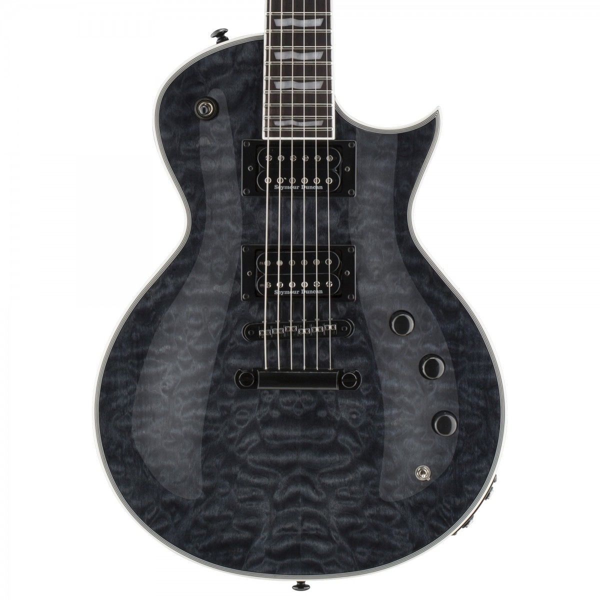 ESP LTD EC-1000 Piezo See Thru Black Elektro Gitar
