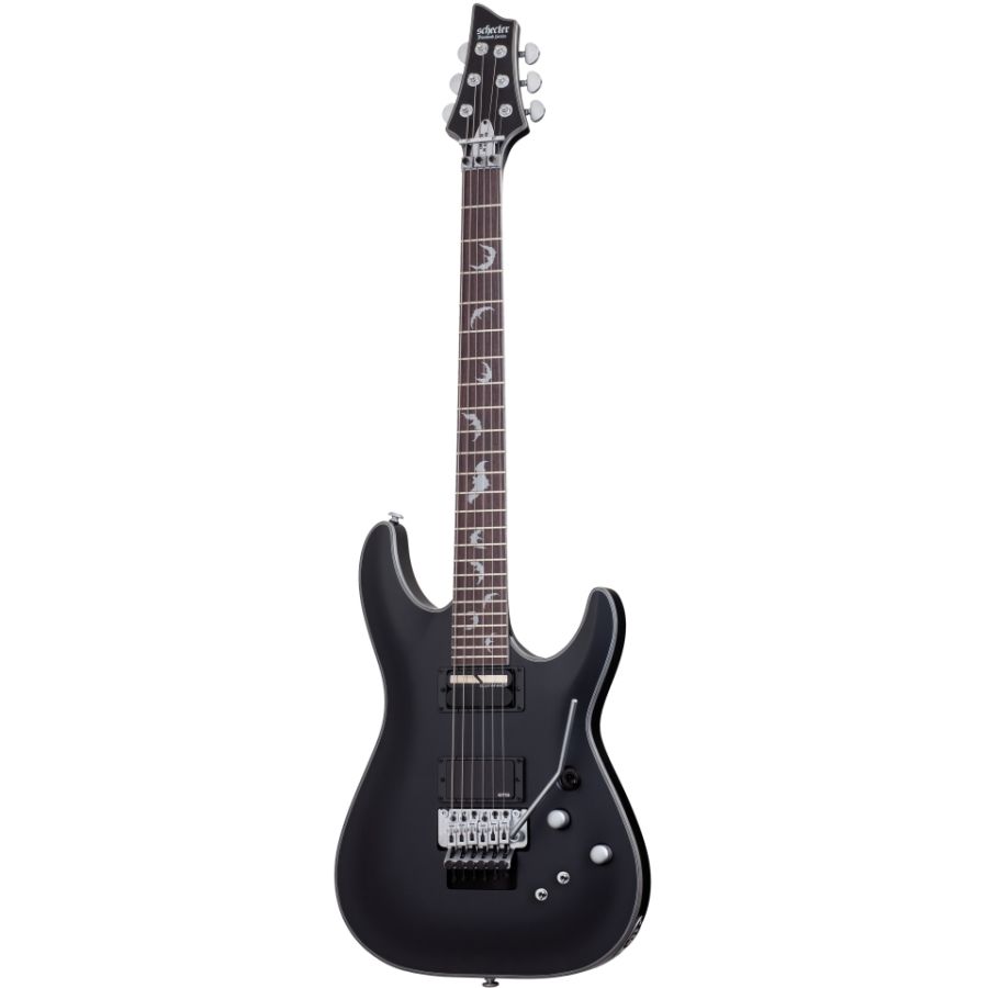 Schecter Damien Platinum 6 FR Elektro Gitar (Satin Black)