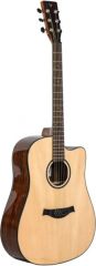 Valler VA530C Cutaway Akustik Gitar Parlak Cilalı