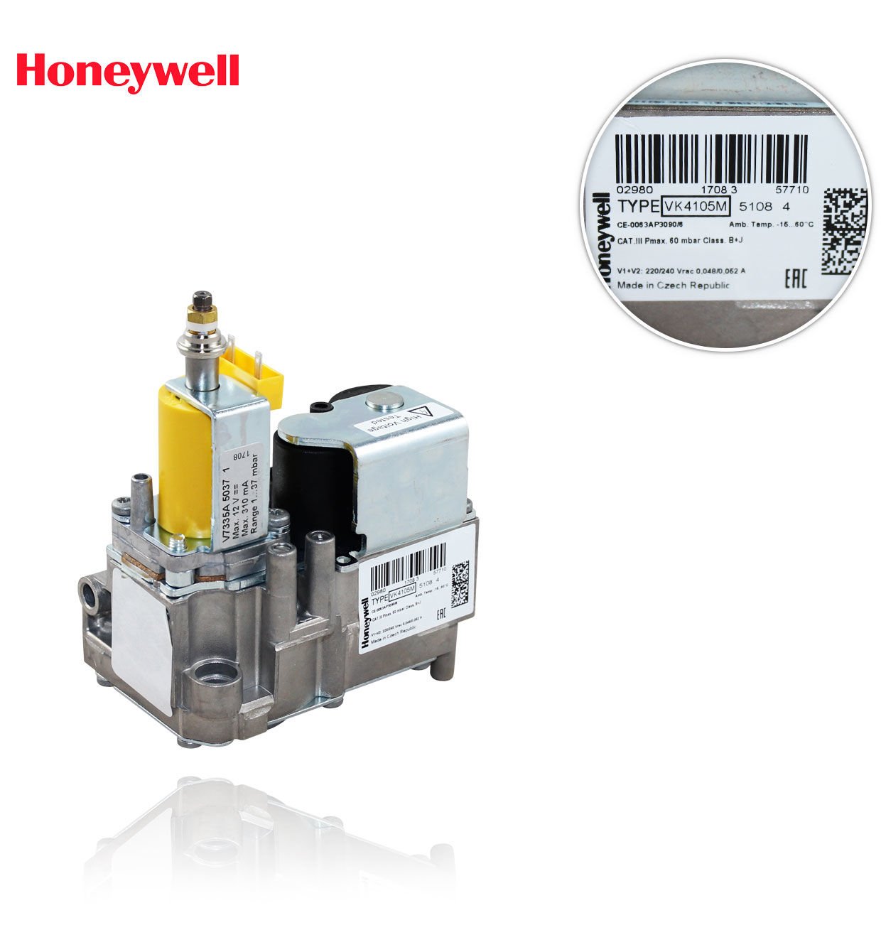 GAZ VALFİ BAYMAK HONEYWELL İÇ DİŞLİ VK4105M 5108