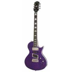 Epiphone E-Club Limited Edition Nighthawk Custom Quilt Elektro Gitar (Trans Purple)