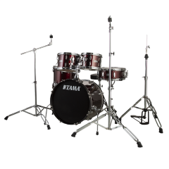 TAMA SG50H6-WR – Stagestar Wine Red 5 Parça (20B/10T/12T/14F/14S) Aksamlı Akustik Davul Seti