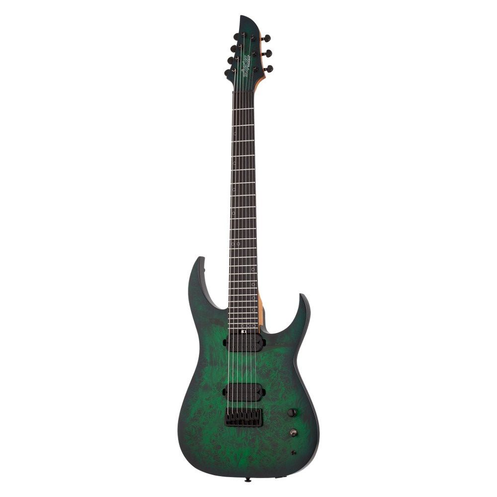 Schecter Keith Merrow KM-7 MK-III Standard 7 Telli Elektro Gitar (Toxic Smoke Green)