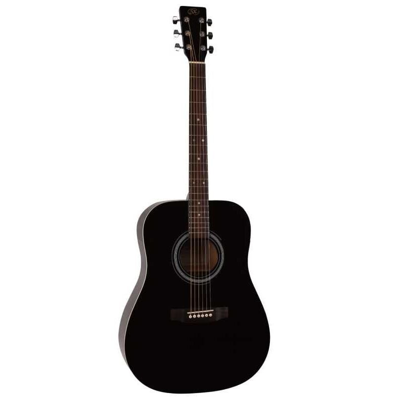 SX SA1 SK BK Dreadnought Akustik Gitar Seti