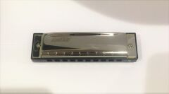 EAST TOP T10-3 Paslanmaz Çelik Gövde / 10 Delikli / Gümüş Renk Harmonica