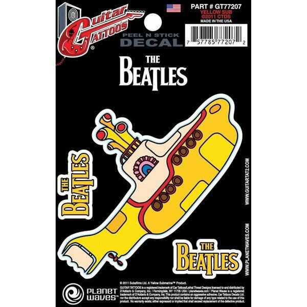 GTR TATTOO-BEATLES YELLOW SUB STİCKER