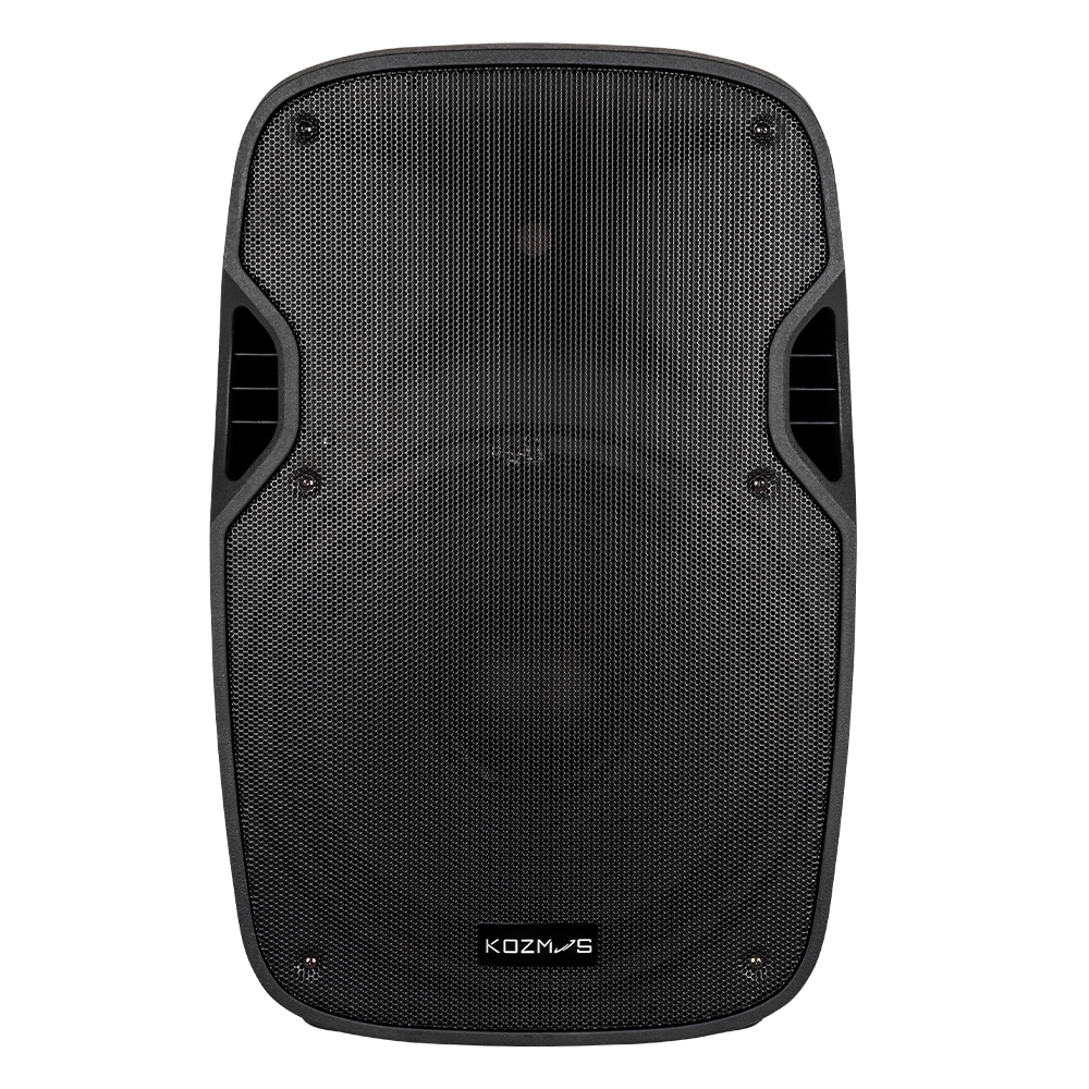Kozmos KPA-2915AU  15-İnç 2 Yollu Hoparlör - Bluetooth / FM / USB Slot / LCD Ekranlı