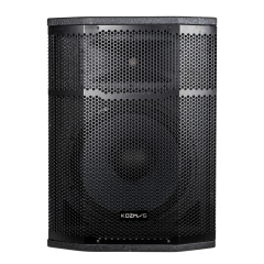 Kozmos KPA-15AU / 15-İnç Aktif Hoparlör - Ahşap Kabin – Bluetooth / FM / USB Slot / LCD Ekranlı