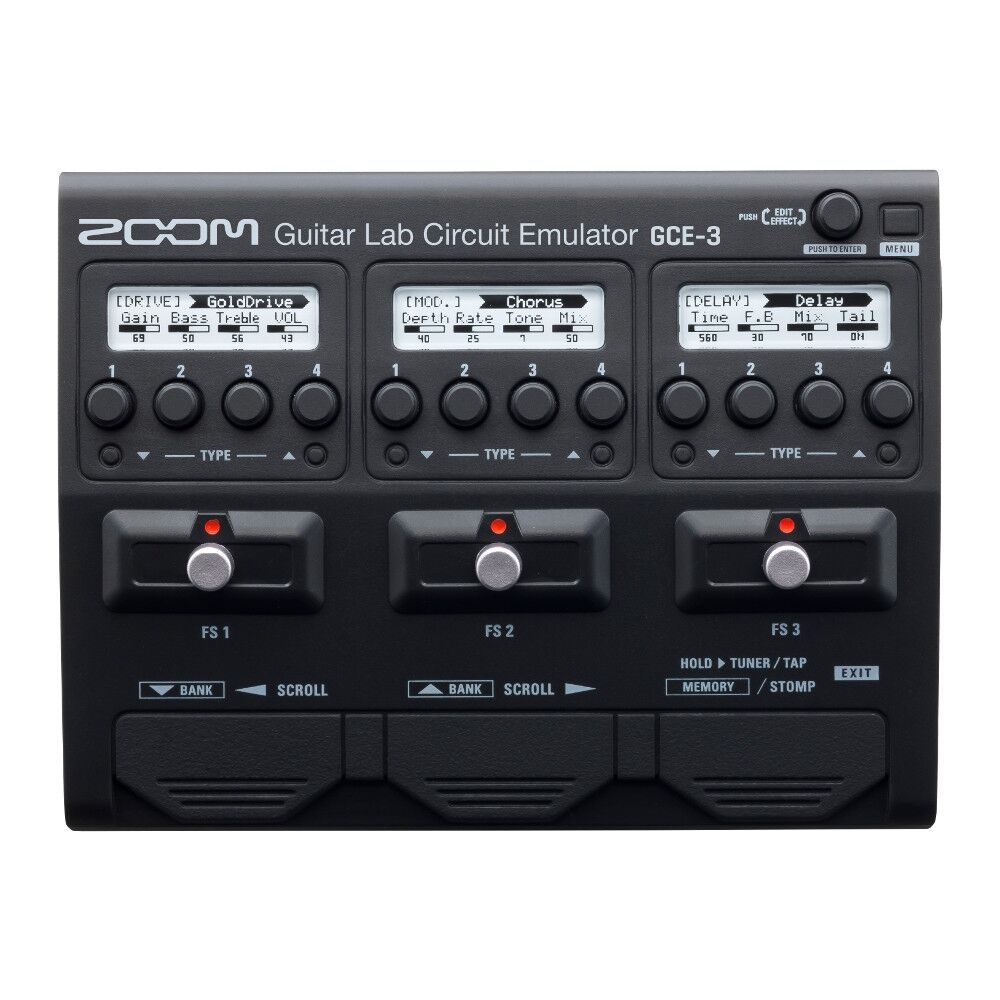 Zoom GCE-3 Guitar Lab Circuit Emulator USB Pedal Ses Kartı