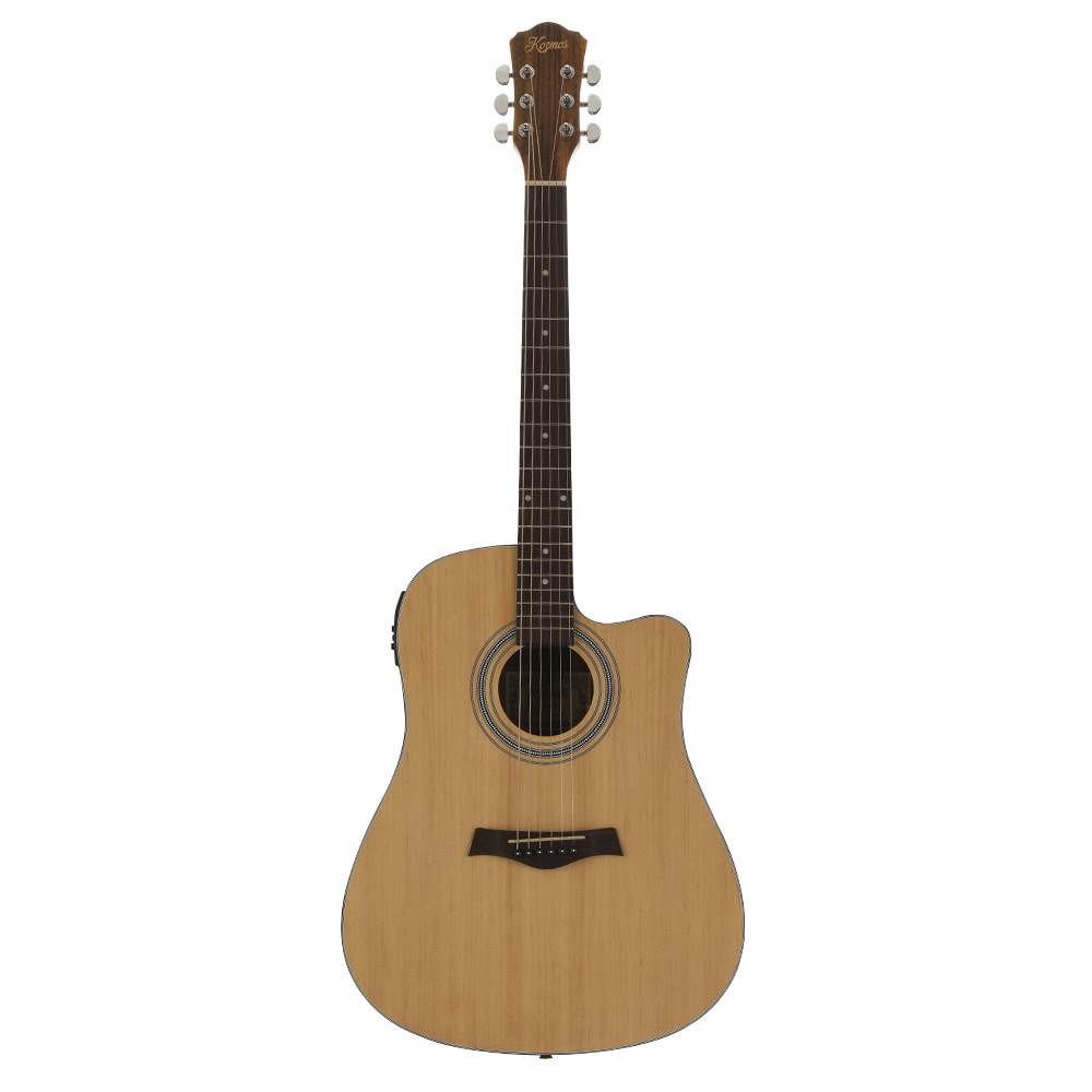 Kozmos IW-240CE Elk.Akustik Gitar, Natural Renk