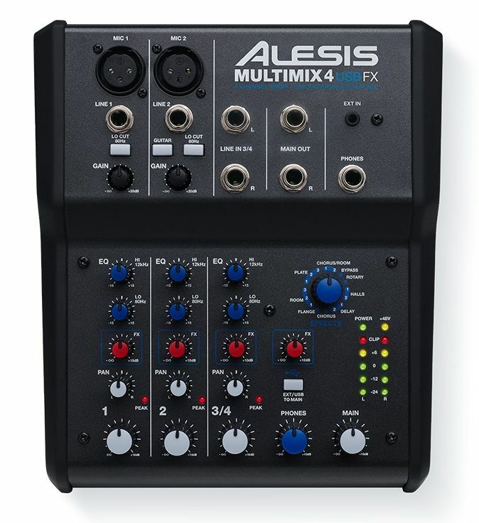 Alesis MULTIMIX 4 USB FX Mixer Ses Kartı
