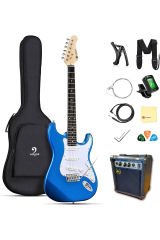 Vangoa Elektro Gitar Seti Blue