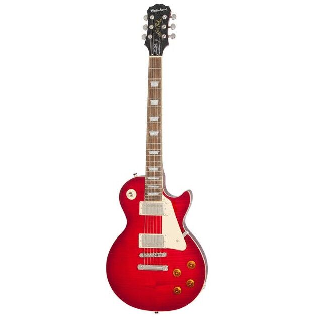 Epiphone Les Paul Standard Plustop Pro Elektro Gitar Blood Orange