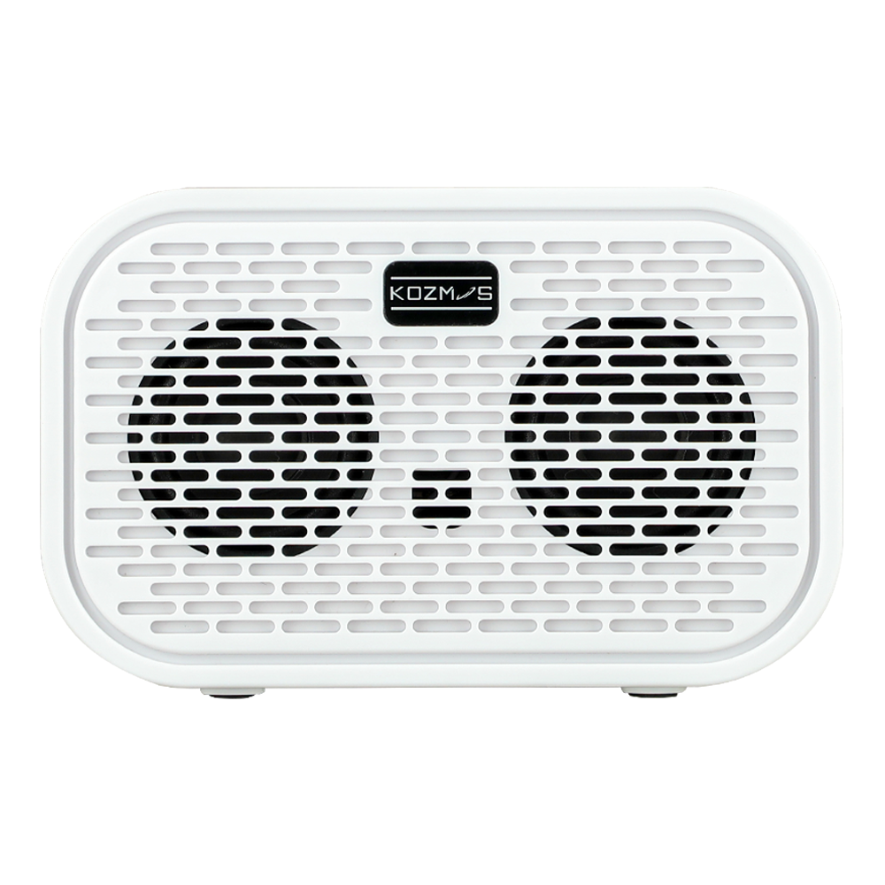 Kozmos UNIQUE-MINI Beyaz Şarjlı Bluetooth Masaüstü Gitar Amfisi