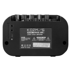 Kozmos UNIQUE-MINI Siyah Şarjlı Bluetooth Masaüstü Gitar Amfisi
