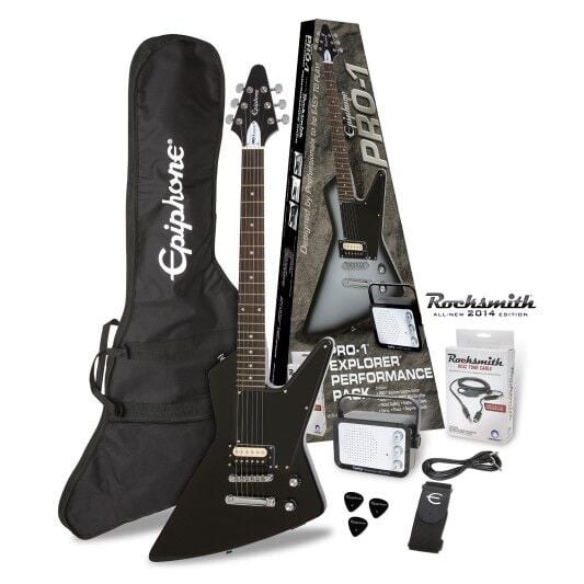 Epiphone Pro-1 Explorer Elektro Gitar Seti (Ebony)