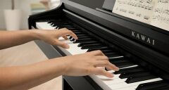 KAWAI KDP75B Siyah Dijital Piyano (Tabure & Kulaklık Hediyeli)