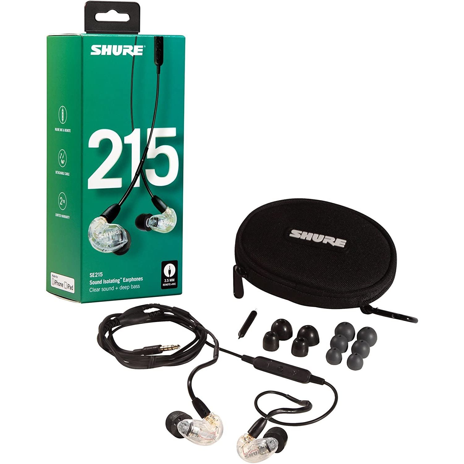 Shure SE215-CL-UNI-EFS Kulakiçi In-ear Kulaklık