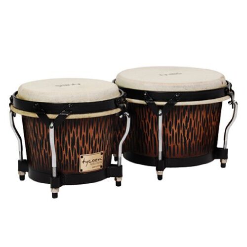 Tycoon 7'' & 8½'' Supremo Select Series Bongos - Chiseled Orange Finish