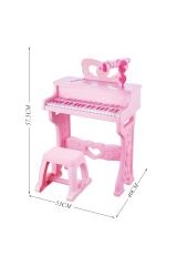 6626-wh 37 tuşlu Çocuk Orgu (pembe)