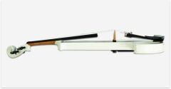 ELEKTRO KEMAN BEYAZ 4/4 KUTULU:VISUAL ARTS VIOLIN