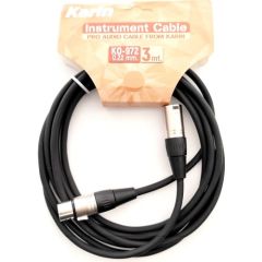 Karin K0-972 3m - 3 Metre Xlr To Xlr Enstruman Kablosu
