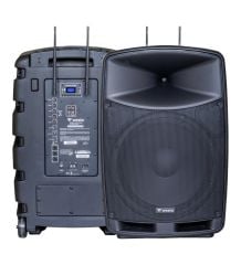 WESTA WAP-12505 300 WATT 2 EL TELSİZ MİKROFONLU ŞARJLI BLUETOOTH AKTİF KABİN