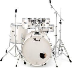 PEARL DMP905/C229 - Decade Maple ''White Satin Pearl'' 5 Parça (20B/10T/12T/14F/14S) Aksamlı Akustik Davul Seti