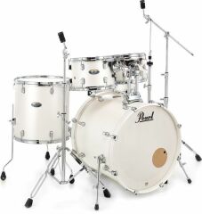 PEARL DMP905/C229 - Decade Maple ''White Satin Pearl'' 5 Parça (20B/10T/12T/14F/14S) Aksamlı Akustik Davul Seti