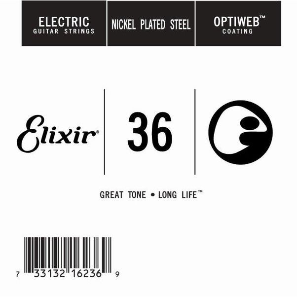 Elixir 16236 Optiweb SGL Tek Elektro Gitar Teli (36)