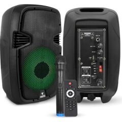 Westa WAP-8053E 8'' Usb-Sd-Bluetooth (1 El) 100W Taşınabilir Hoparlör