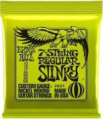Ernie Ball P02621 Regular Slinky Nickel 10-56 (7 Telli) Elektro Gitar Teli