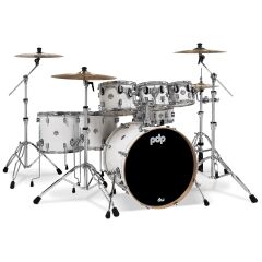 PDP Drums Concept Akçaağaç 7-Parça 22'' Akustik Davul (Pearlescent White)
