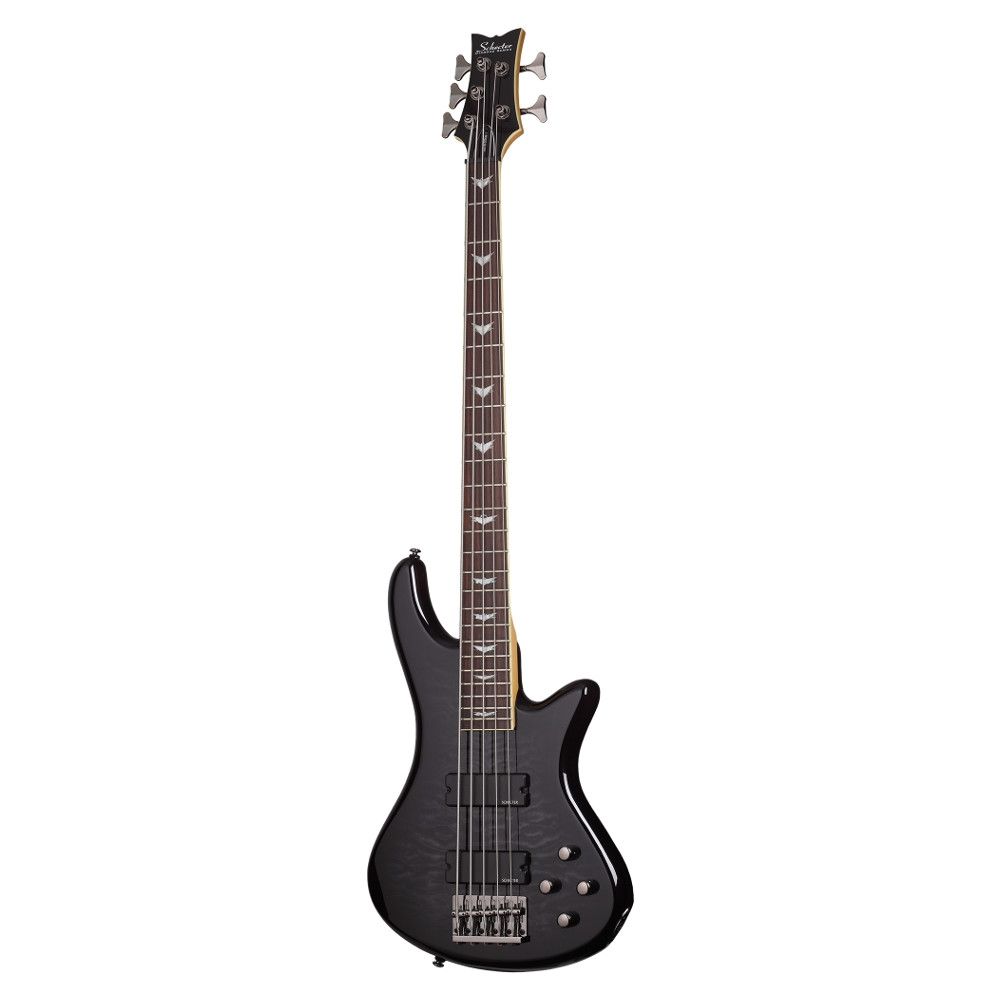 Schecter Stiletto Extreme-5 Bas Gitar (See-Thru Black)